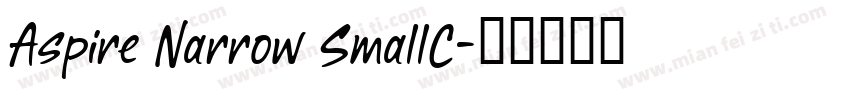 Aspire Narrow SmallC字体转换